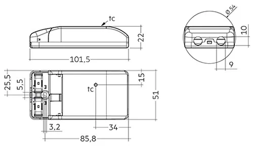 20W 350mA fixC SR SNC ESSENCE Constant Current LED Driver 87500632  Tridonic LC